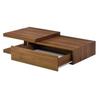 میز جلو مبلی اداری ایستا مدل ICT500 گردویی روشن..