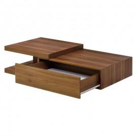 میز جلو مبلی اداری ایستا مدل ICT500 گردویی روشن